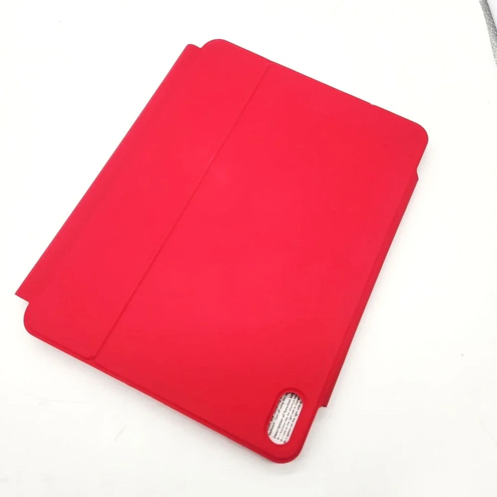 Azalea Red iPad 11th 10th‎ Gen Keyboard Case with Backlit Keys & Touch Trackpad